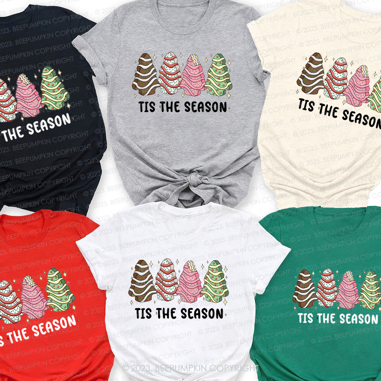 Christmas Tis The Season Family T-Shirt