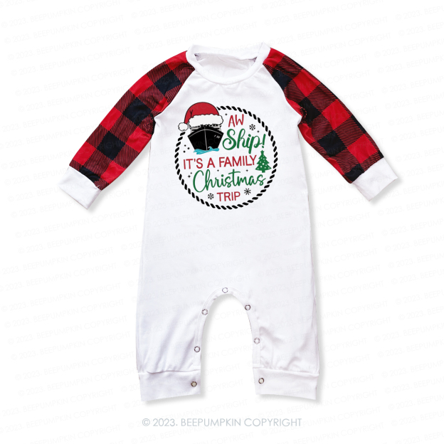 It’s A Family Christmas Trip Custom Matching Pajamas