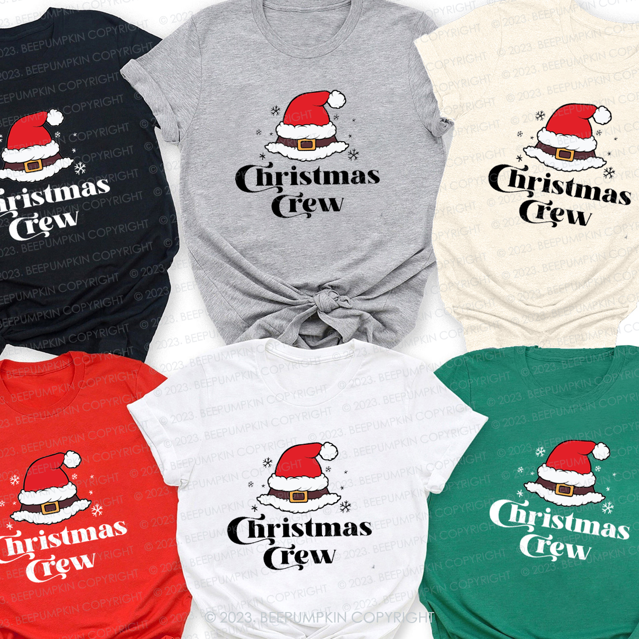Christmas Crew Prepare the Best Gift Matching Shirts