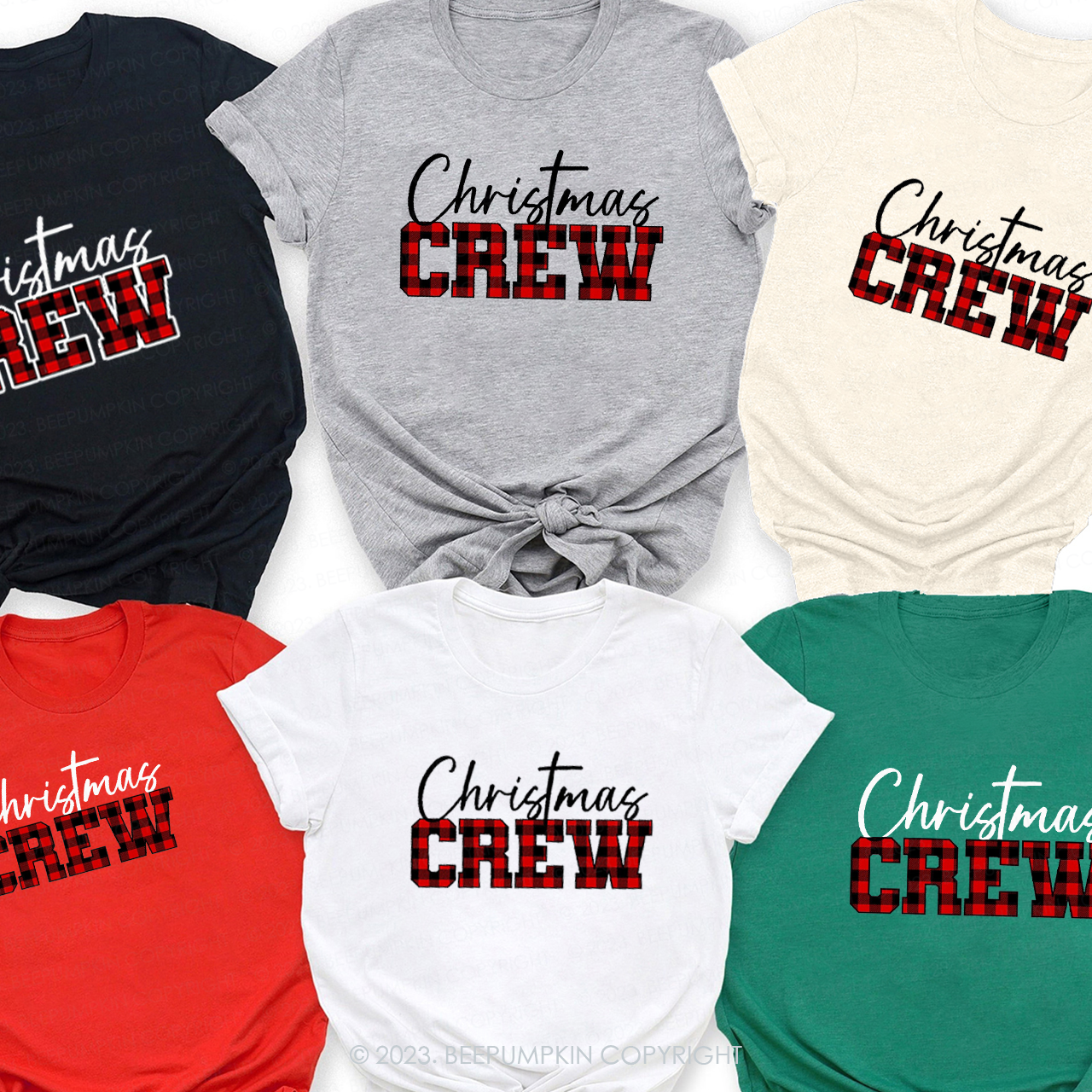 Matching Christmas Shirts-Christmas Crew