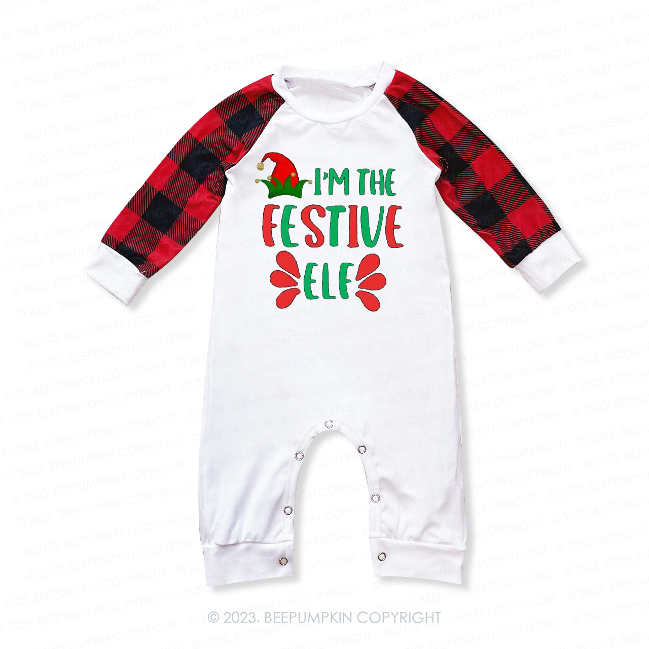 Funny Xmas Group ELF Christmas Family Matching Pajamas