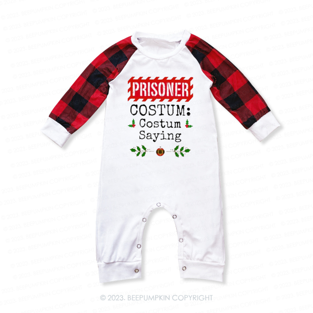 Funny Family Christmas North Pole Correctional Pajamas