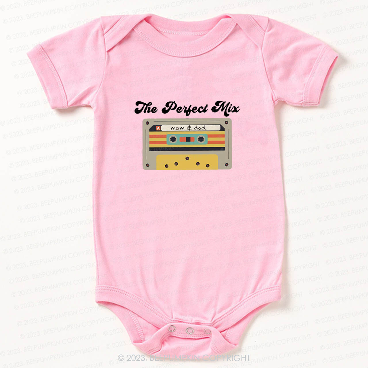 The Perfect Mix Love My Mom & Dad Bodysuit For Baby