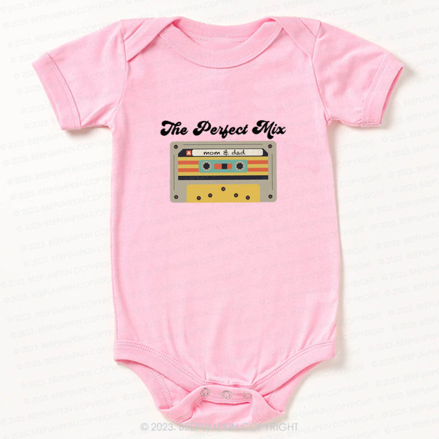 The Perfect Mix Love My Mom & Dad Bodysuit For Baby