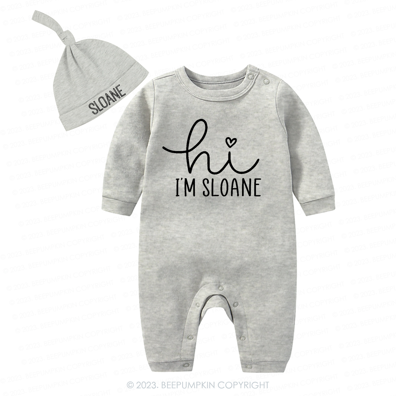 Hi I'm xxx Personalized Baby Romer Set Sale-Beepumpkin™