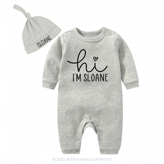 Hi, I'm xxx Personalized Baby Romer Set