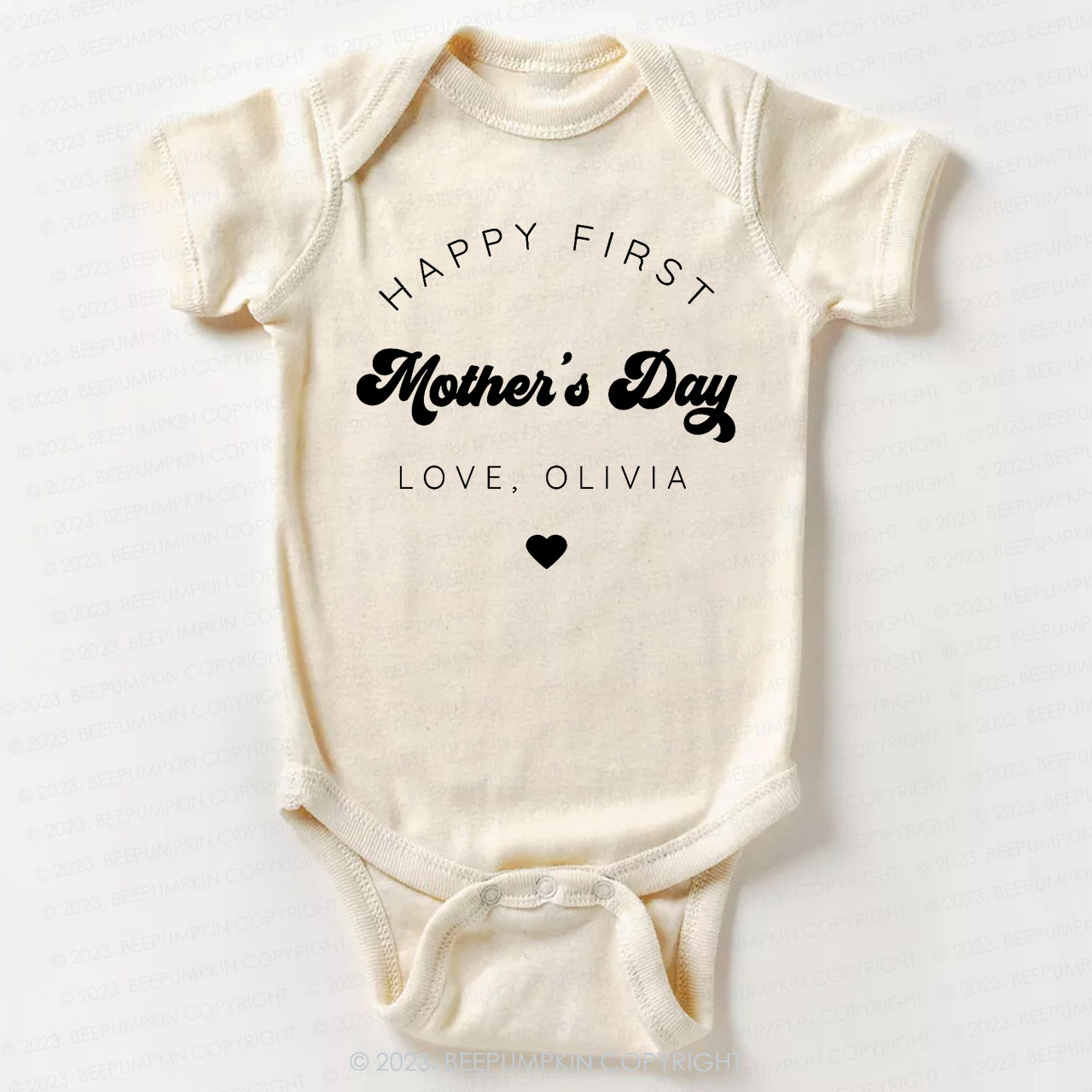 Happy First Mothers Day Bodysuit For Baby