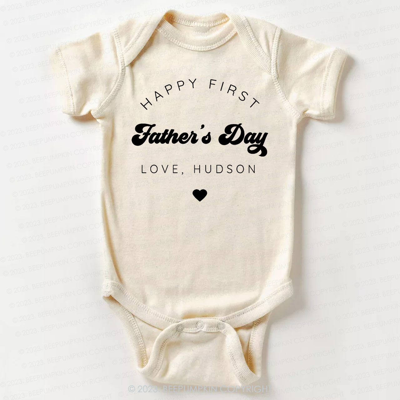 Happy First Fathers Day Bodysuit For Baby