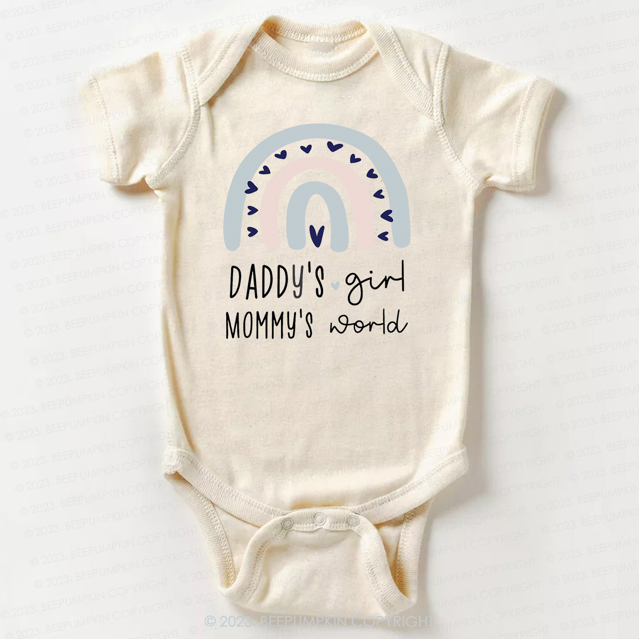 Daddys Girl And Boy Mommys World Bodysuit For Baby