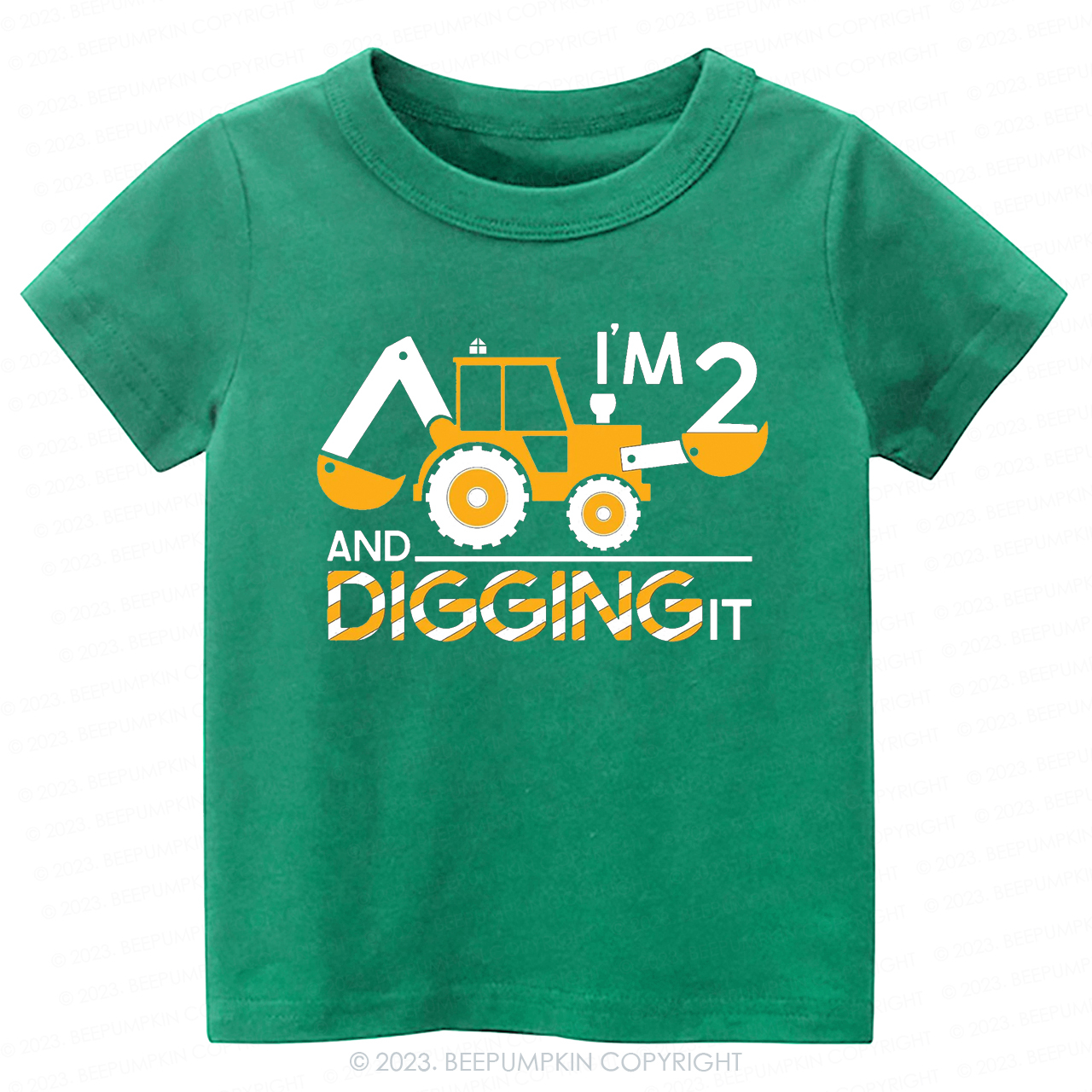 I'm Digging It Birthday Tractor -Toddler Tees