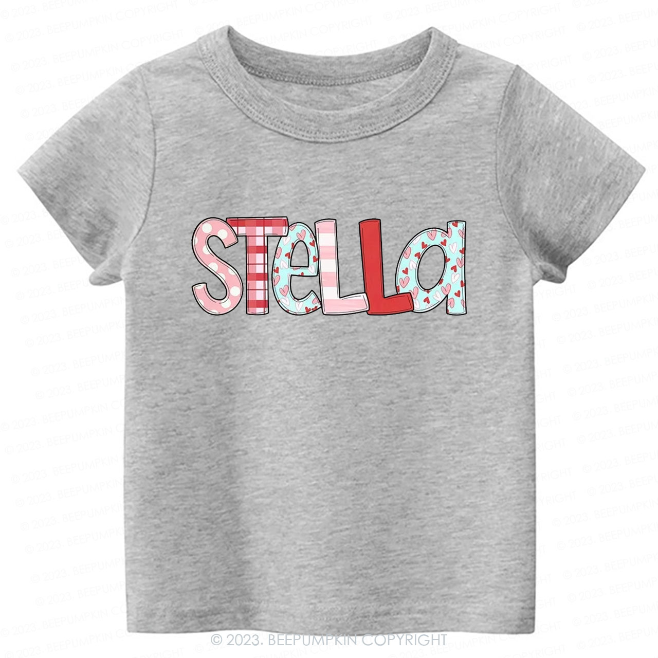 Personalized NAME Valentine's Day Kids Tees