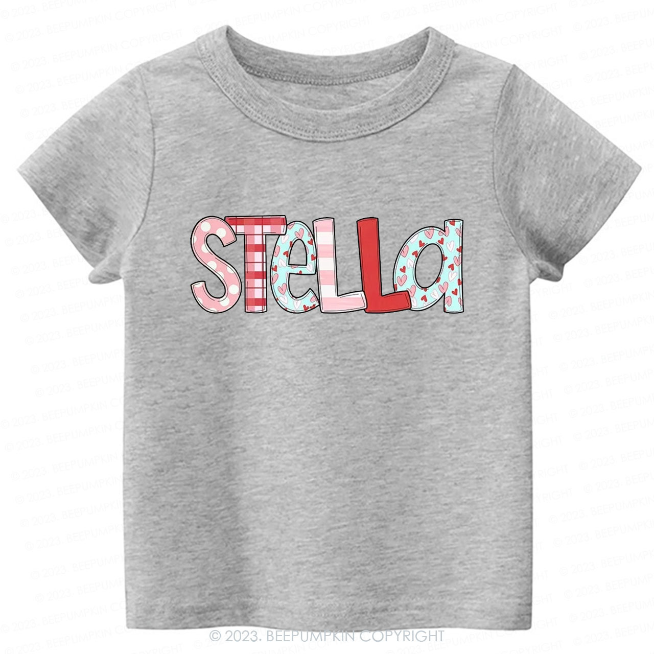 Personalized NAME Valentine's Day Kids Tees