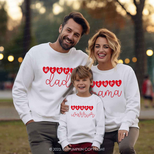Heart Warrior Matching Sweatshirts