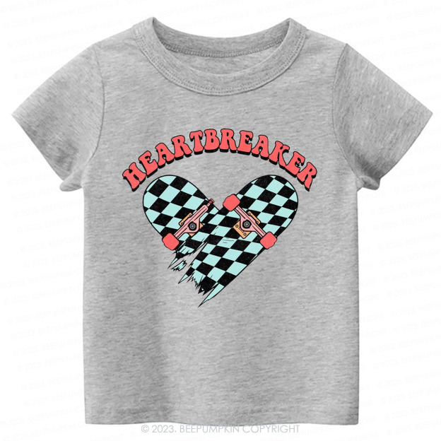 Heart Breaker Valentines Day Kids Tees