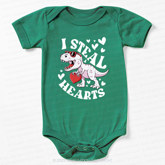 I Steal Hearts Valentine's Day Bodysuit For Baby
