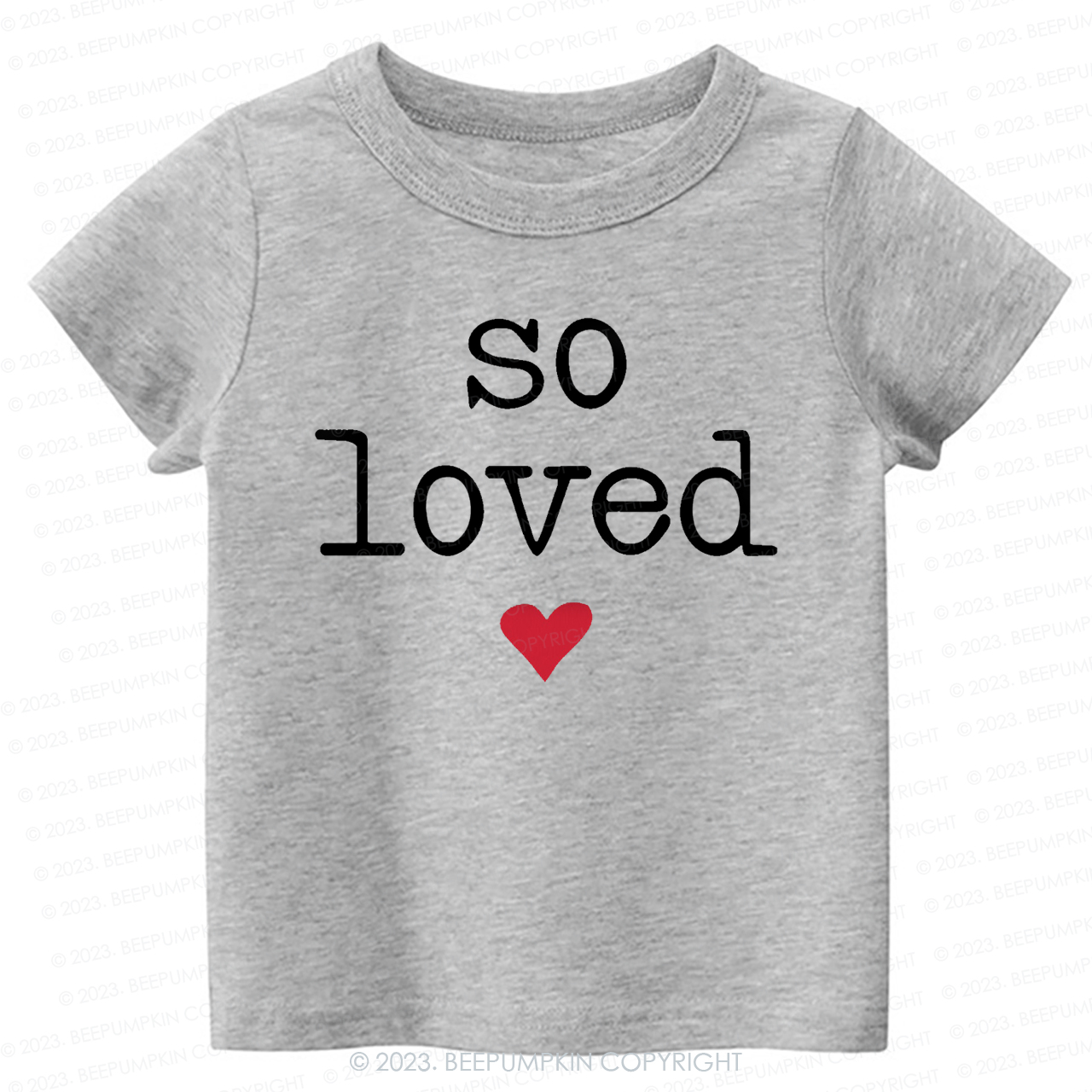 So Loved Valentine's Day-Toddler Tees
