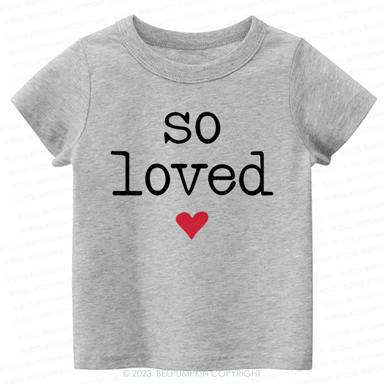So Loved Valentine's Day-Toddler Tees
