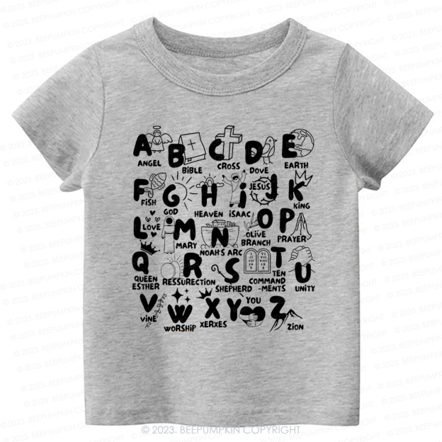 Biblical Alphabet Cut File-Toddler Tees