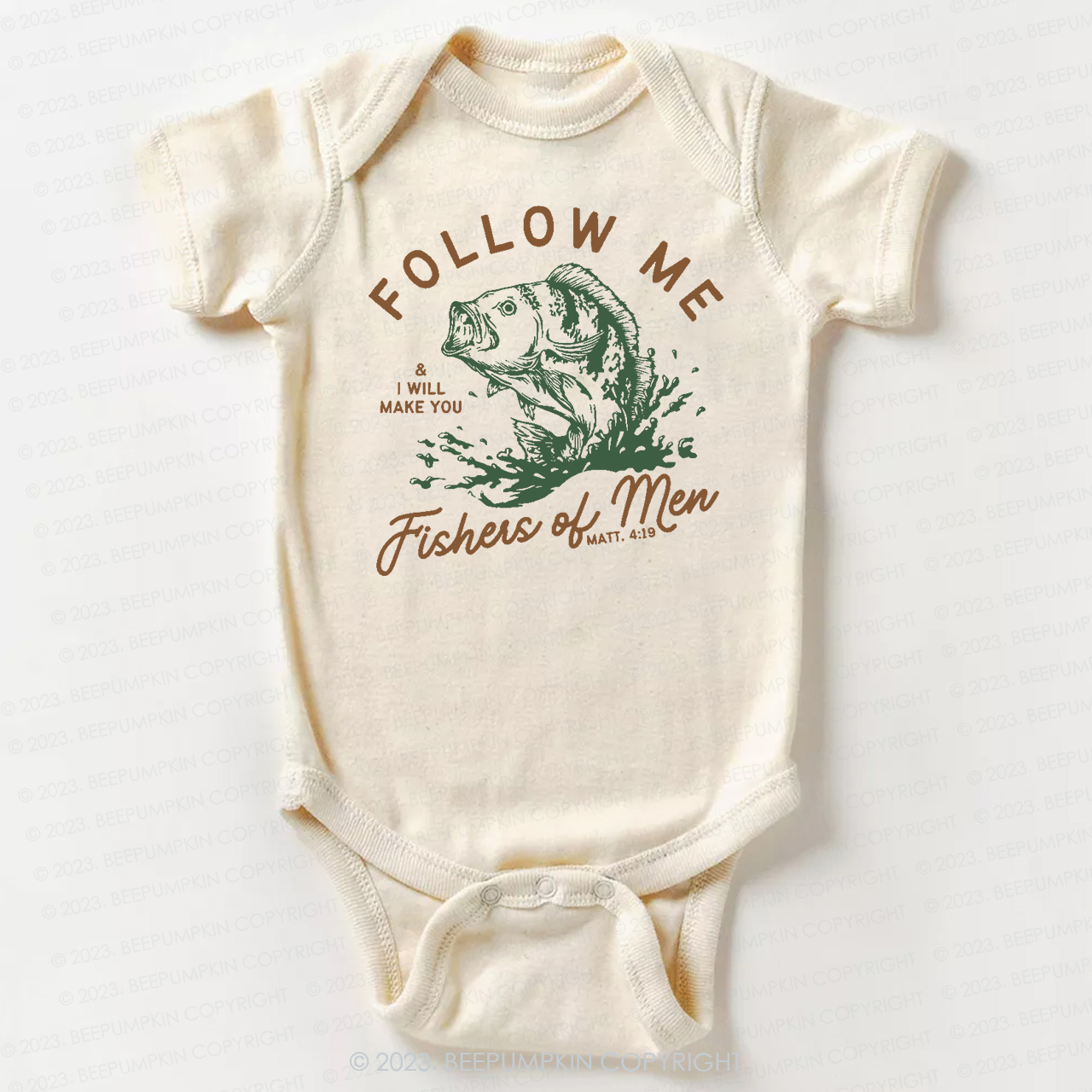 Follow Me Fishers Of Men Bodysuit For Baby