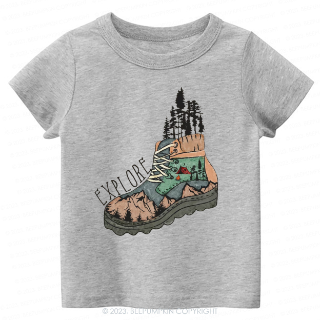  Adventure Explore Hiking Outdoors -Toddler Tees