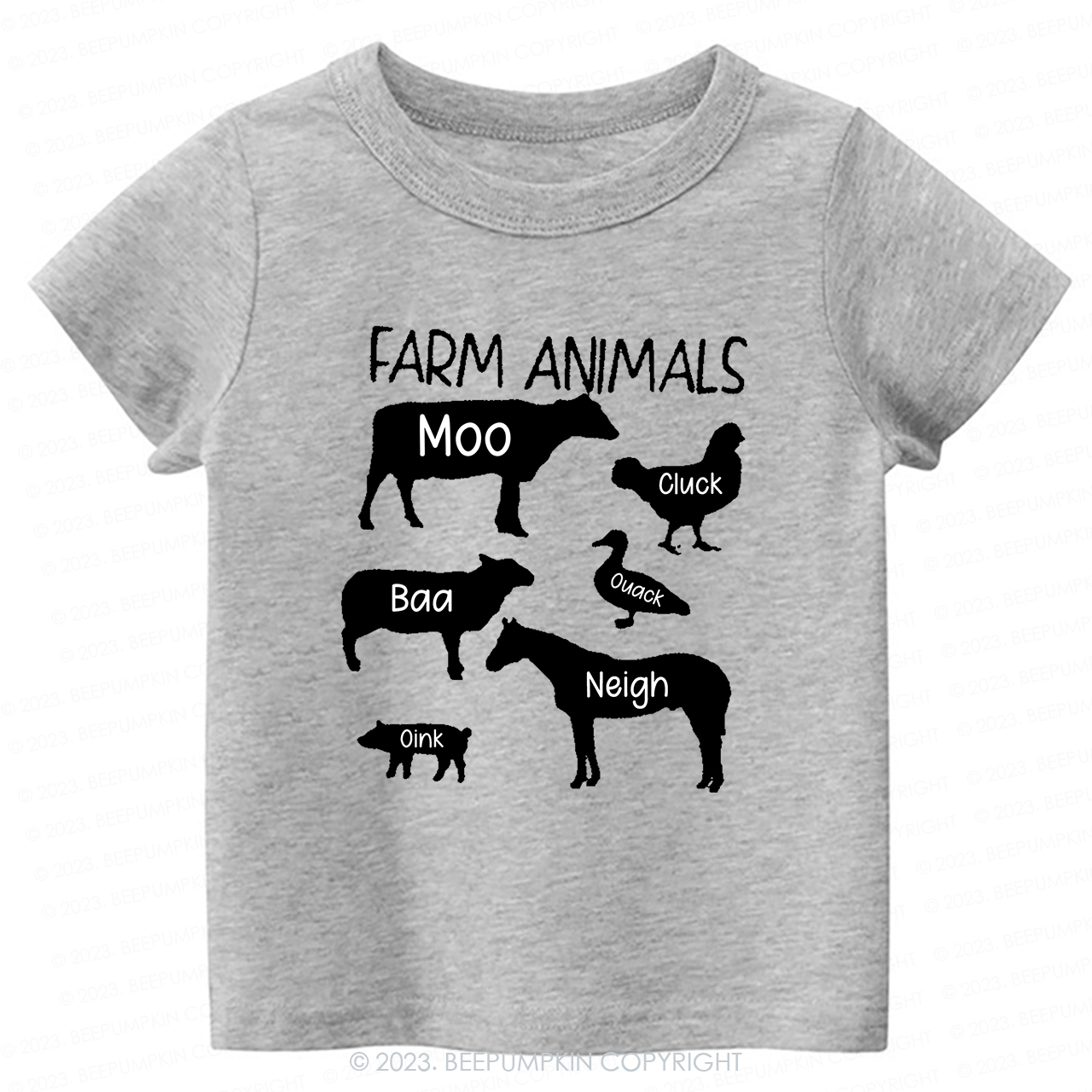 Funny Farm Animal Sounds -Toddler Tees
