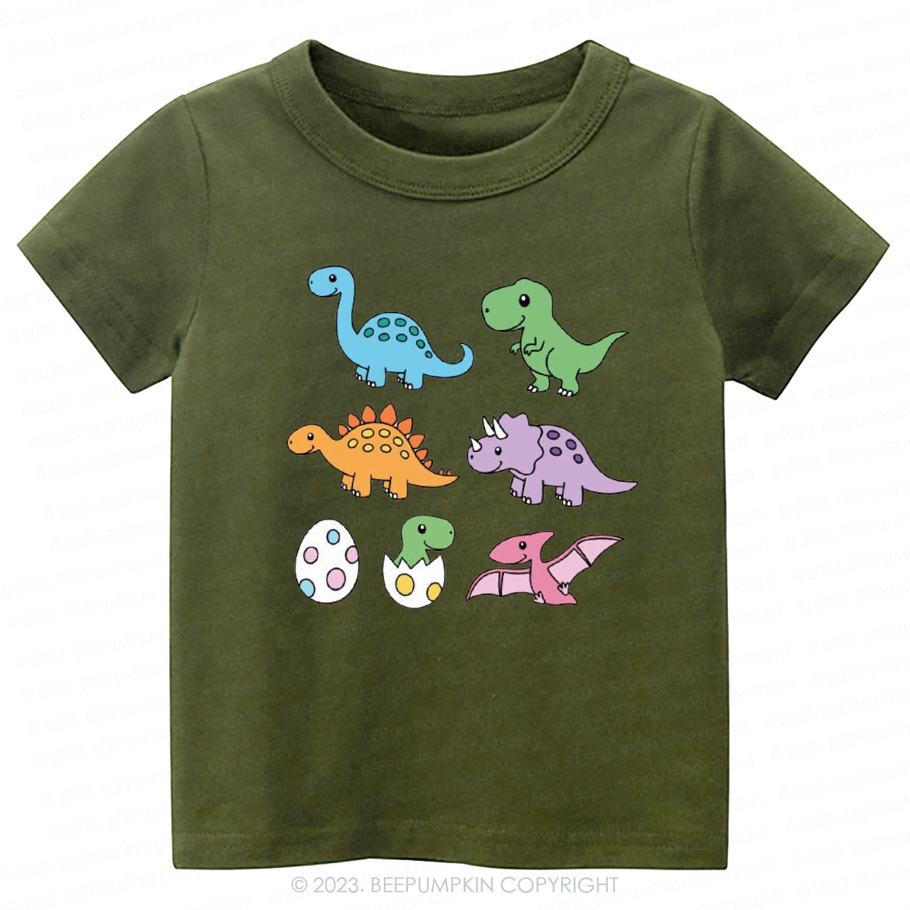 Colorful Dinosaur Gift -Toddler Tees
