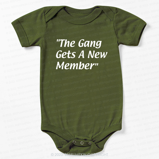 The Gang Gets A New Member Bodysuit For Baby