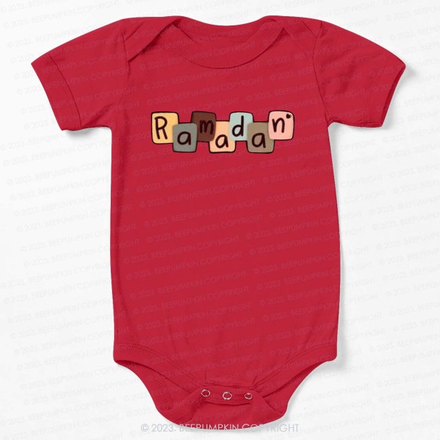Personalized Name Colorful Letters Bodysuit For Baby