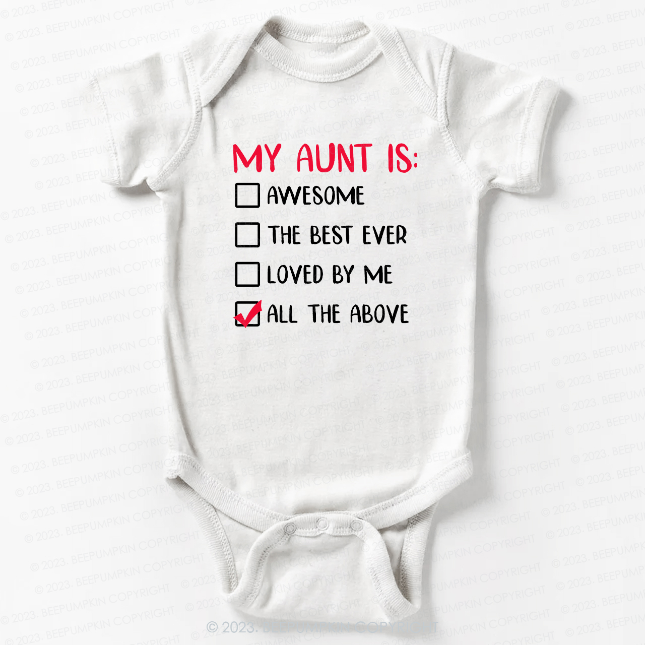 My Aunt is Awesome Bodysuit For Baby