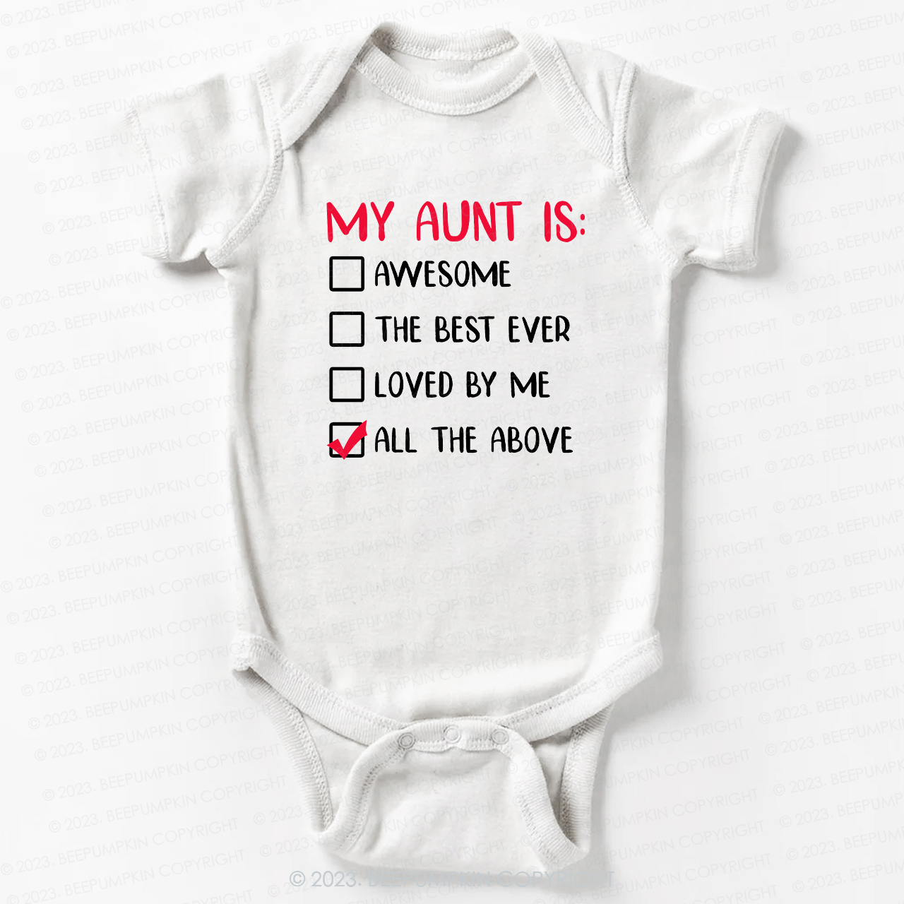 My Aunt is Awesome Bodysuit For Baby