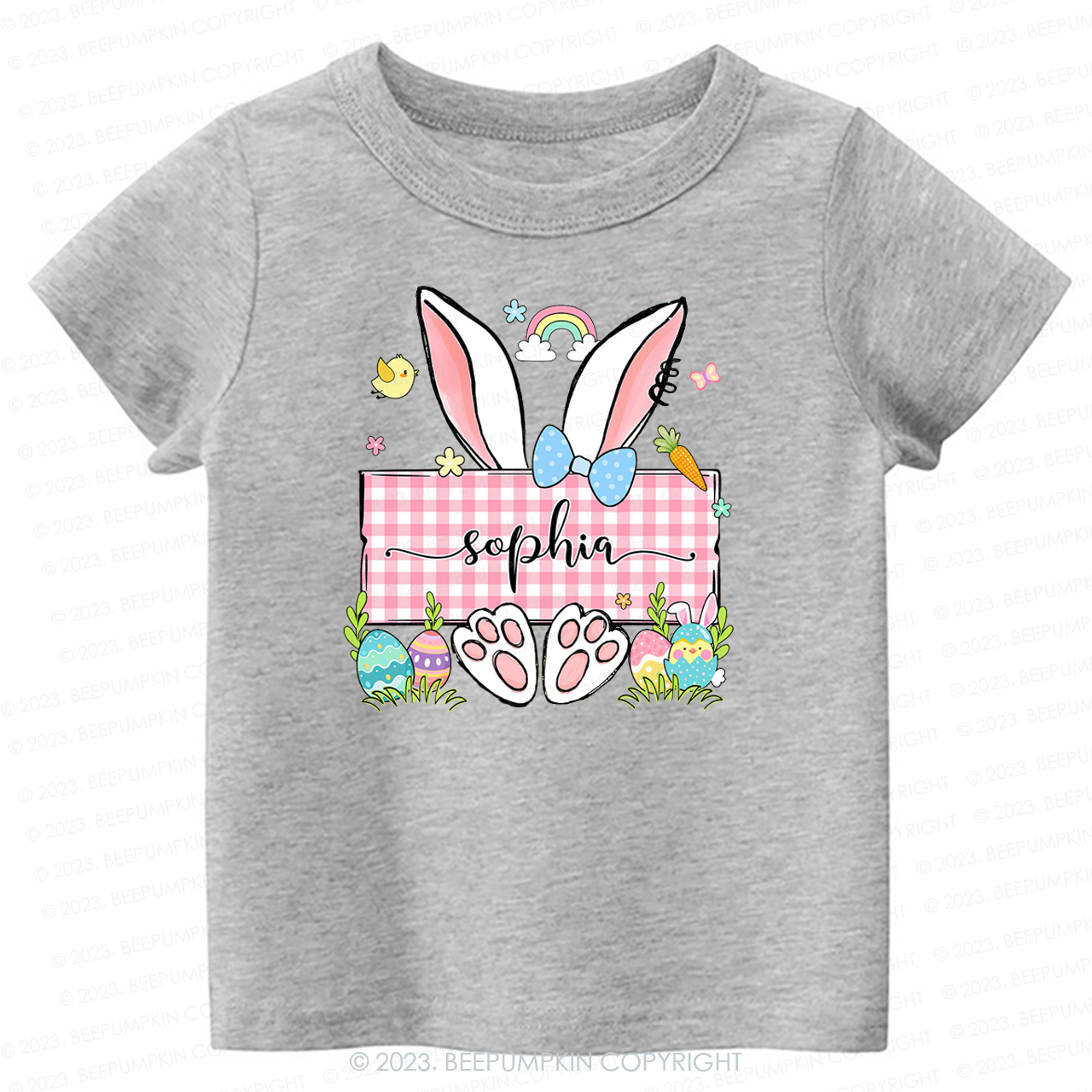 Personalized Name Easter Bunny -Toddler Tees