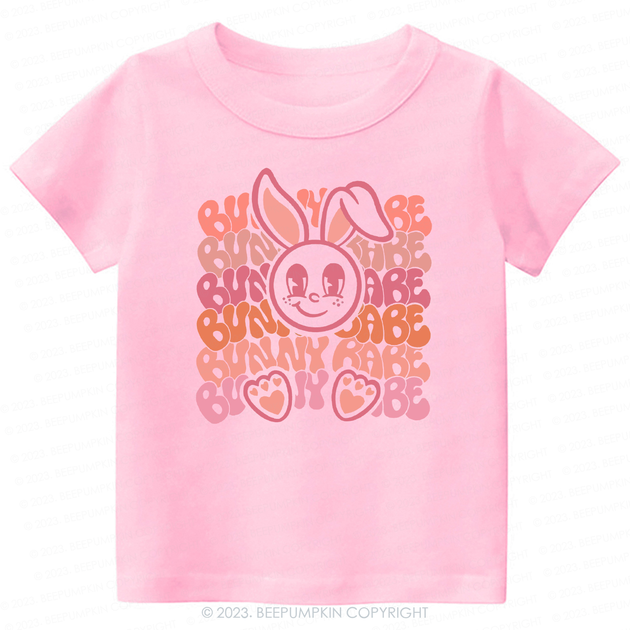 Big Eyes Bunny Babe Easter -Toddler Tees