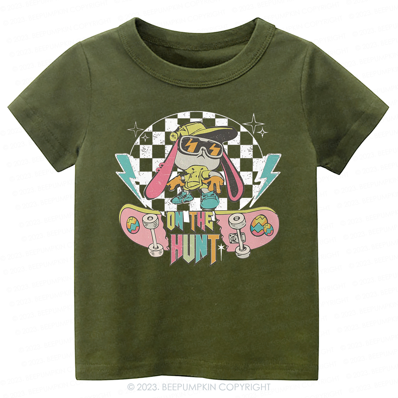 On The Hunt Kids Retro -Toddler Tees