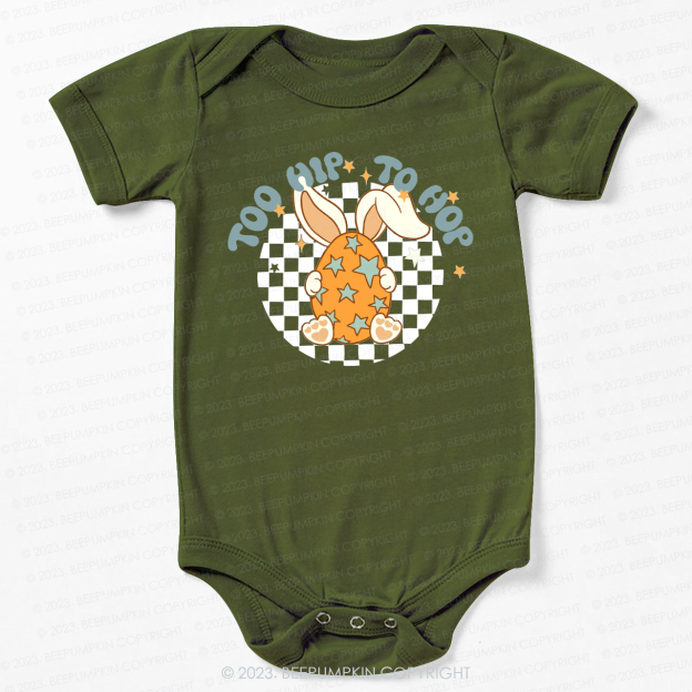 Hoppy Easter Too Hip To Hop Bodysuit For Baby