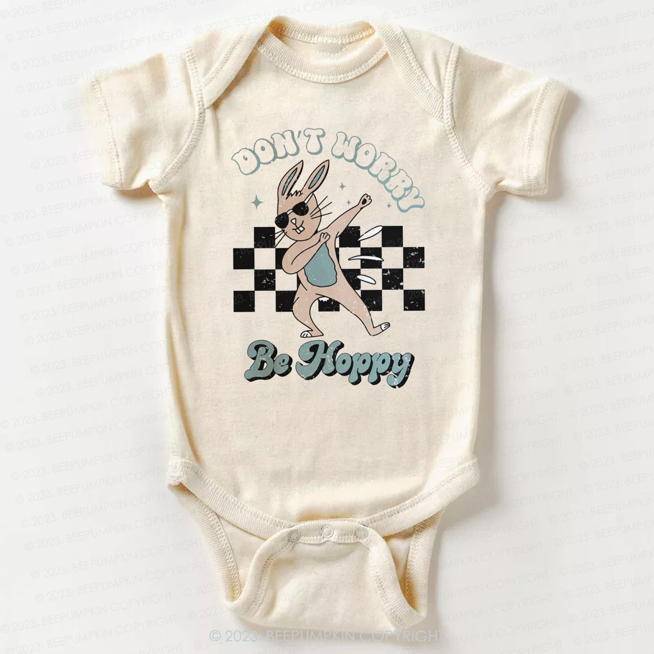 Dont Worry Be Hoppy Easter Bodysuit For Baby Sale-Beepumpkin™