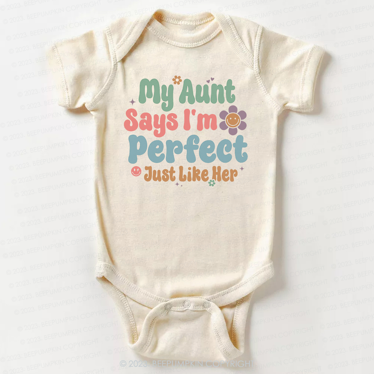 My Aunt Says I'm Perfect Just Like Her Bodysuit For Baby