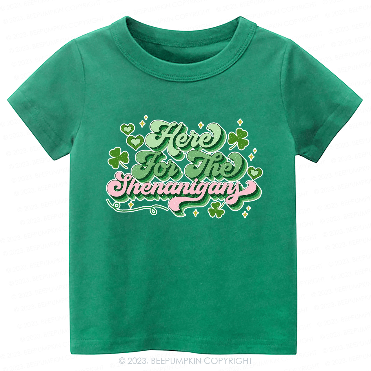 Here For The Shenanigans St.Patricks Day -Toddler Tees