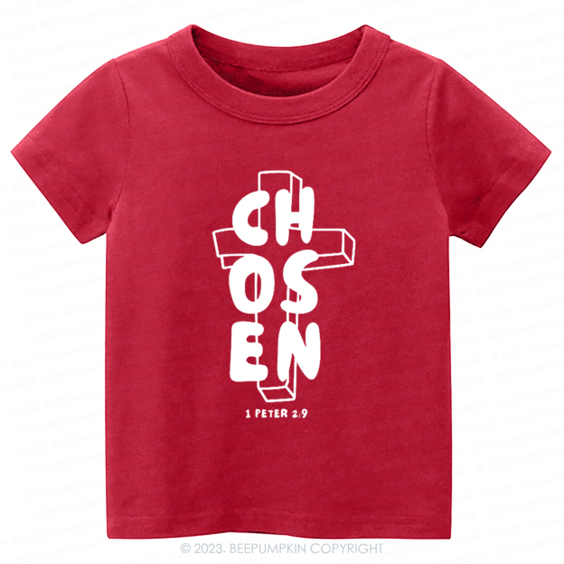 Chosen 1 Peter 2:9 Christian Easter-Toddler Tees