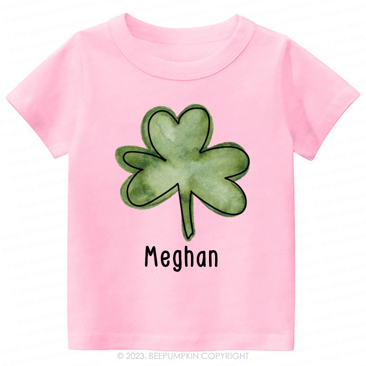 Personalized Shamrock St.Patricks Day -Toddler Tees