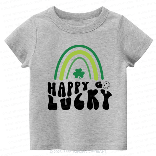 Happy Go lucky St.Patricks Day -Toddler Tees