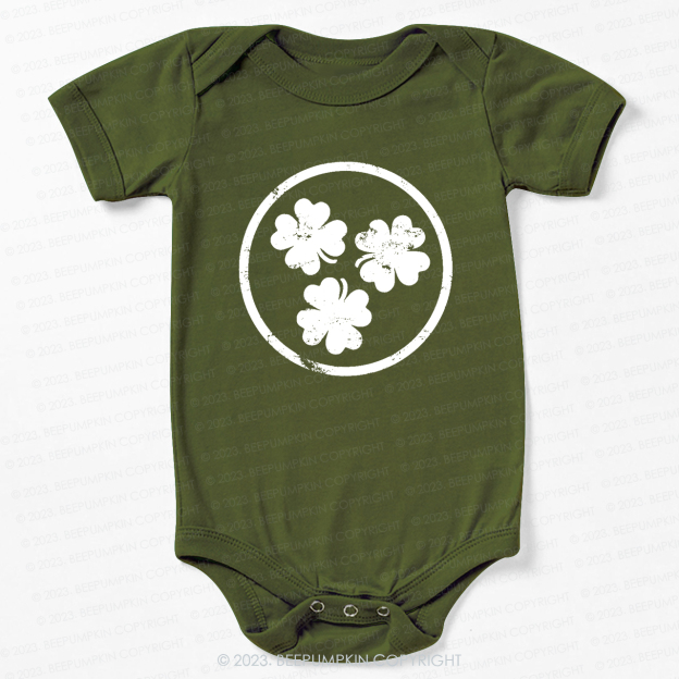 Ring Shamrock St.Patricks Day Bodysuit For Baby