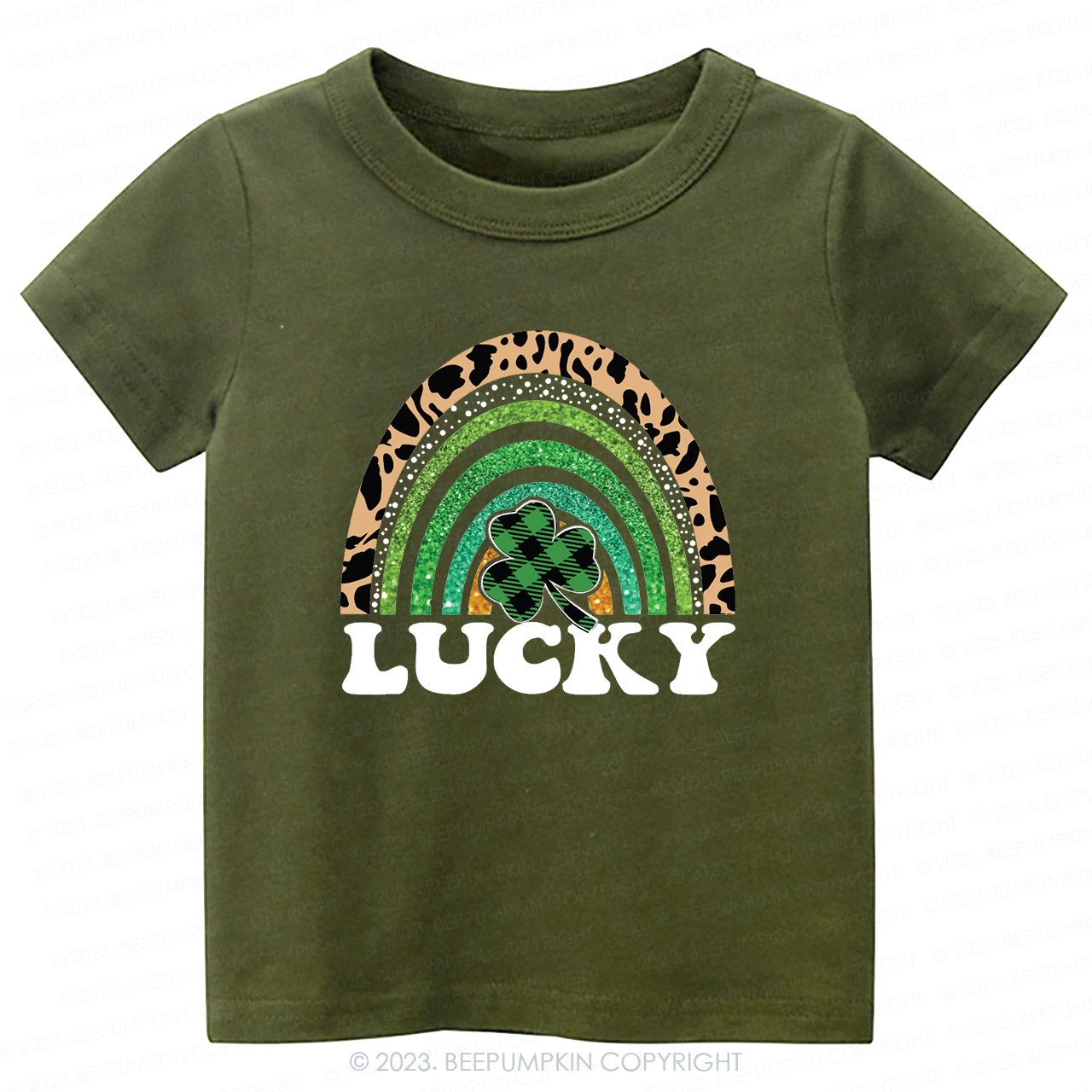 Lucky Rainbow St.Patricks Day -Toddler Tees