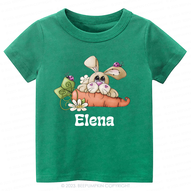 Bugs And Easter Cute Bunny -Toddler Tees