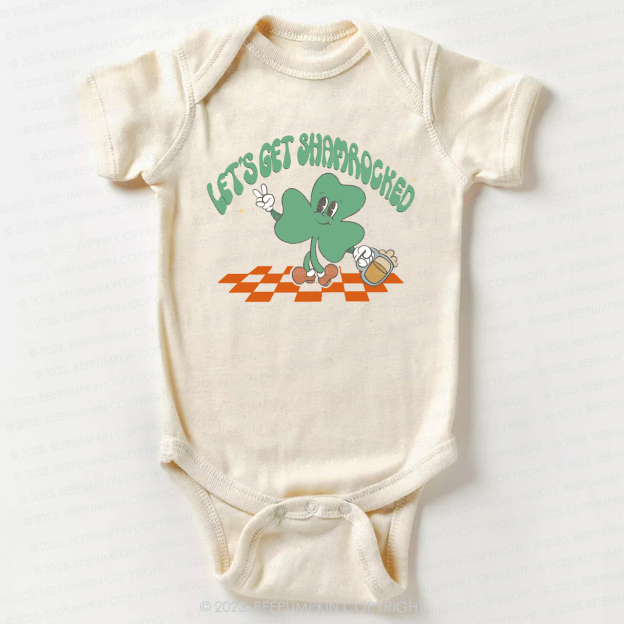 Let's Get Shamrock St.Patricks Day Bodysuit For Baby