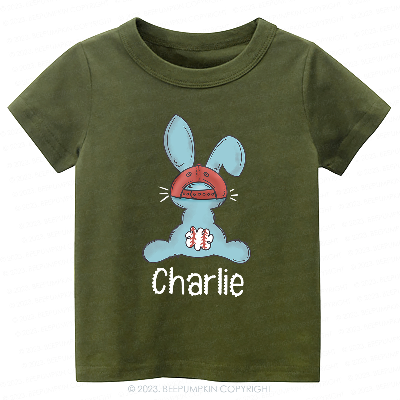 Baseball Easter Bunny-Toddler Tees