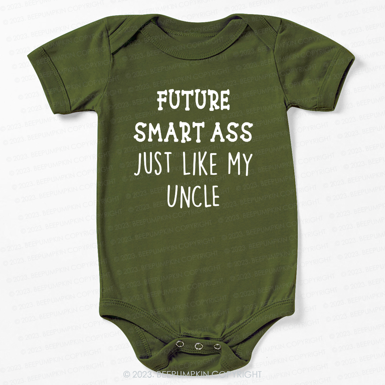 Future Smart Ass Just Like My Uncle Bodysuit For Baby