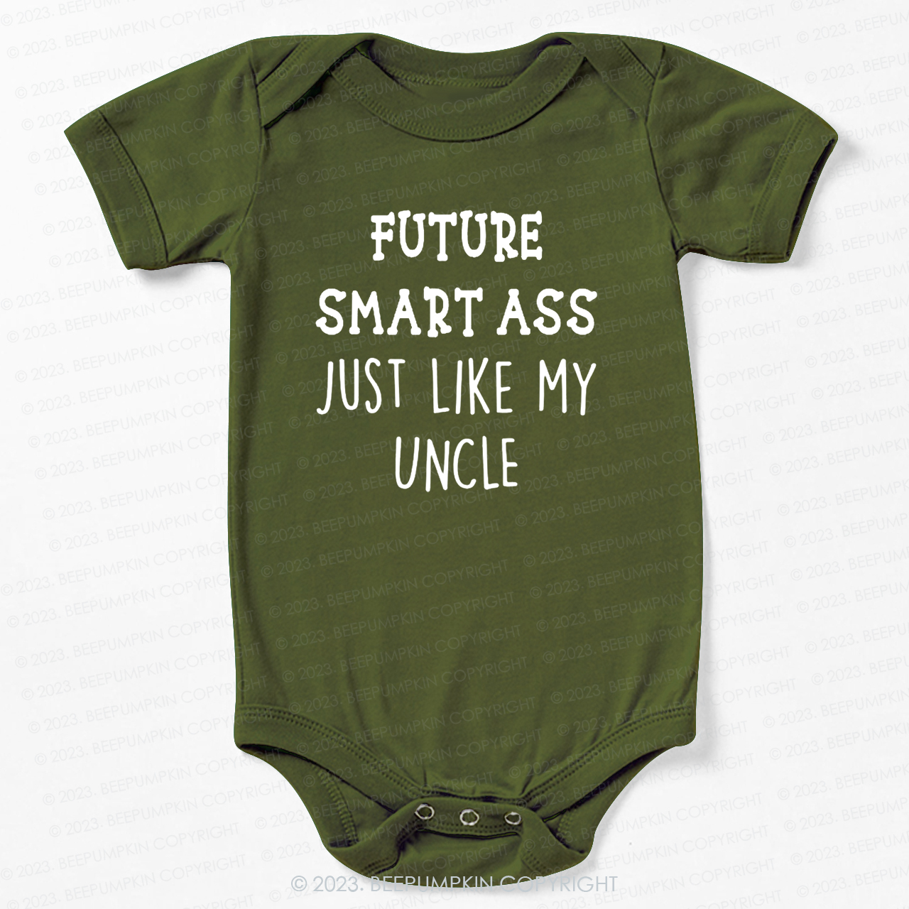 Future Smart Ass Just Like My Uncle Bodysuit For Baby