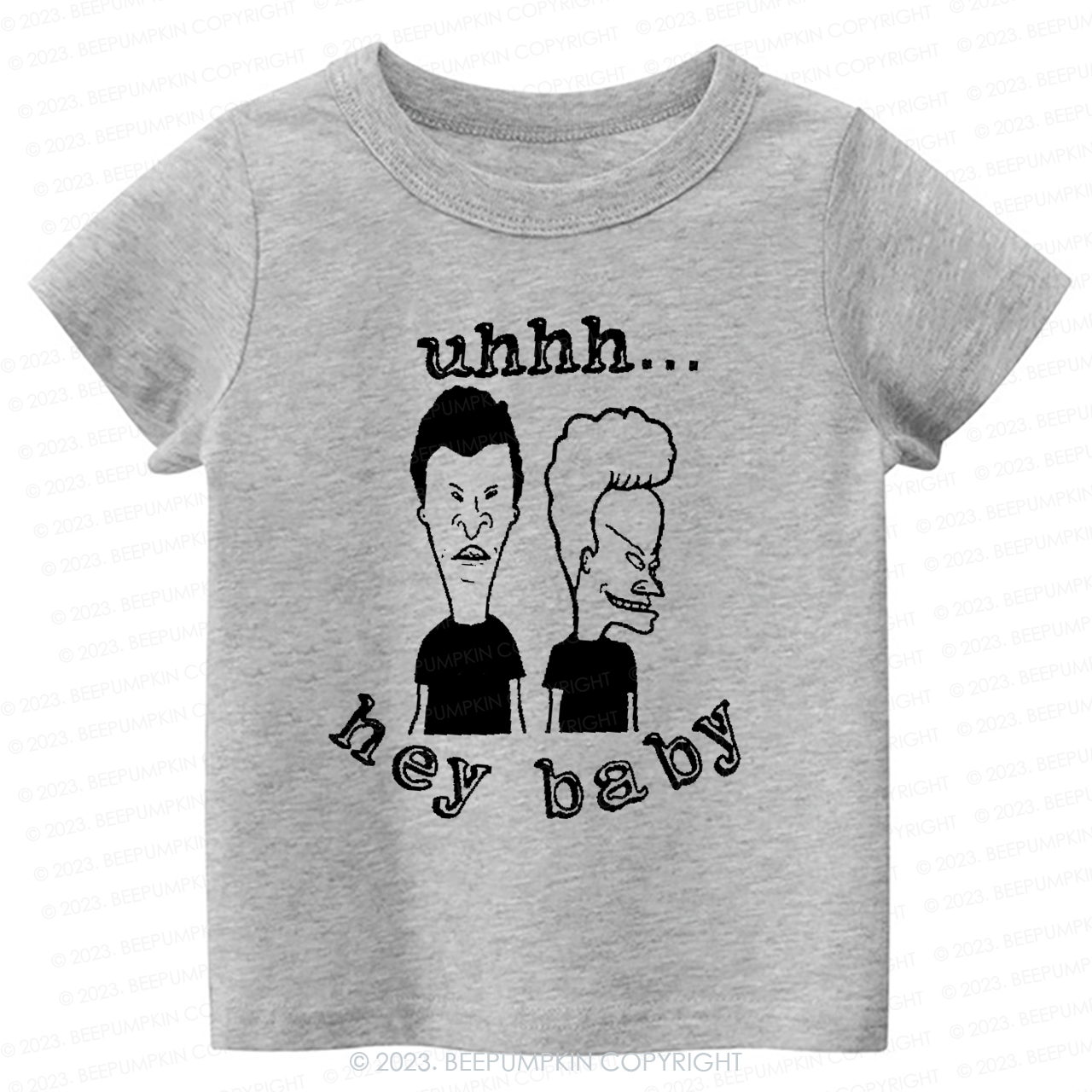 Hey Baby Beavis Butthead Funny 90s Graphic-Toddler Tees