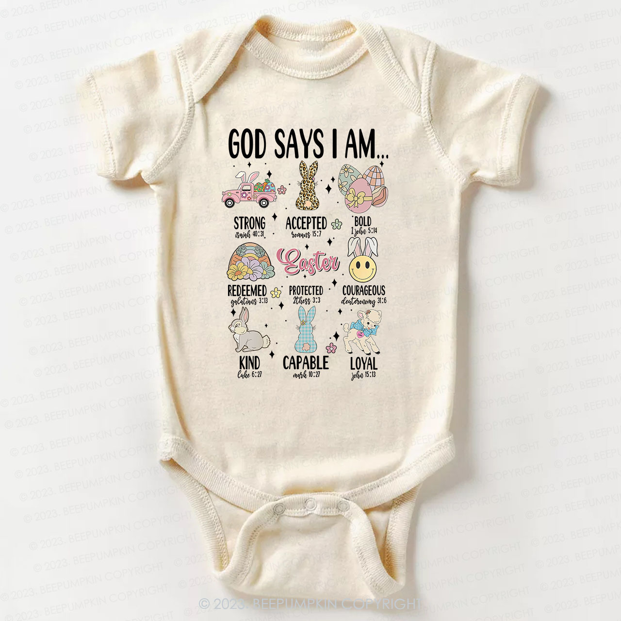 God Says I am Kind Christian Bodysuit For Baby Sale-Beepumpkin™