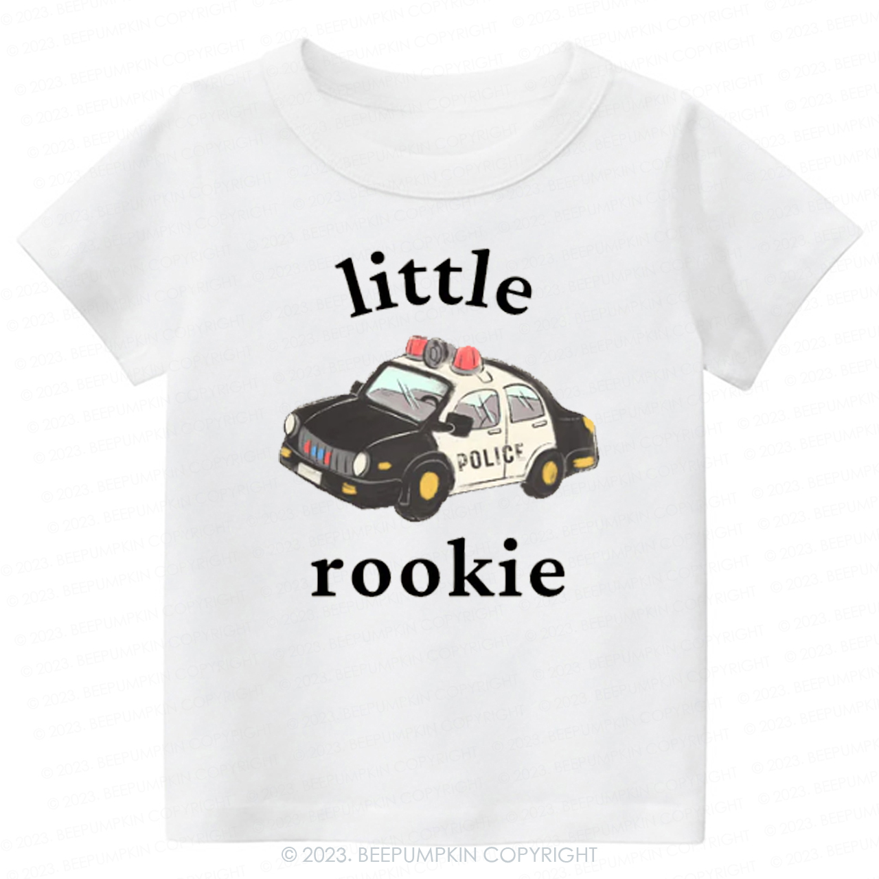Little Rookie Police Car -Toddler Tees